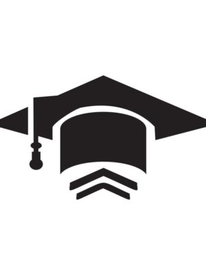 graduation-logo-college-institute-tutor-template-design-elements-free-vector